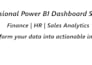 create a professional power bi dashboard and data visualization